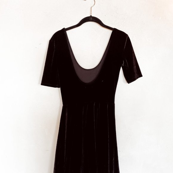 Velvet Black Dress Urban Outfitters size small - Picture 5 of 6